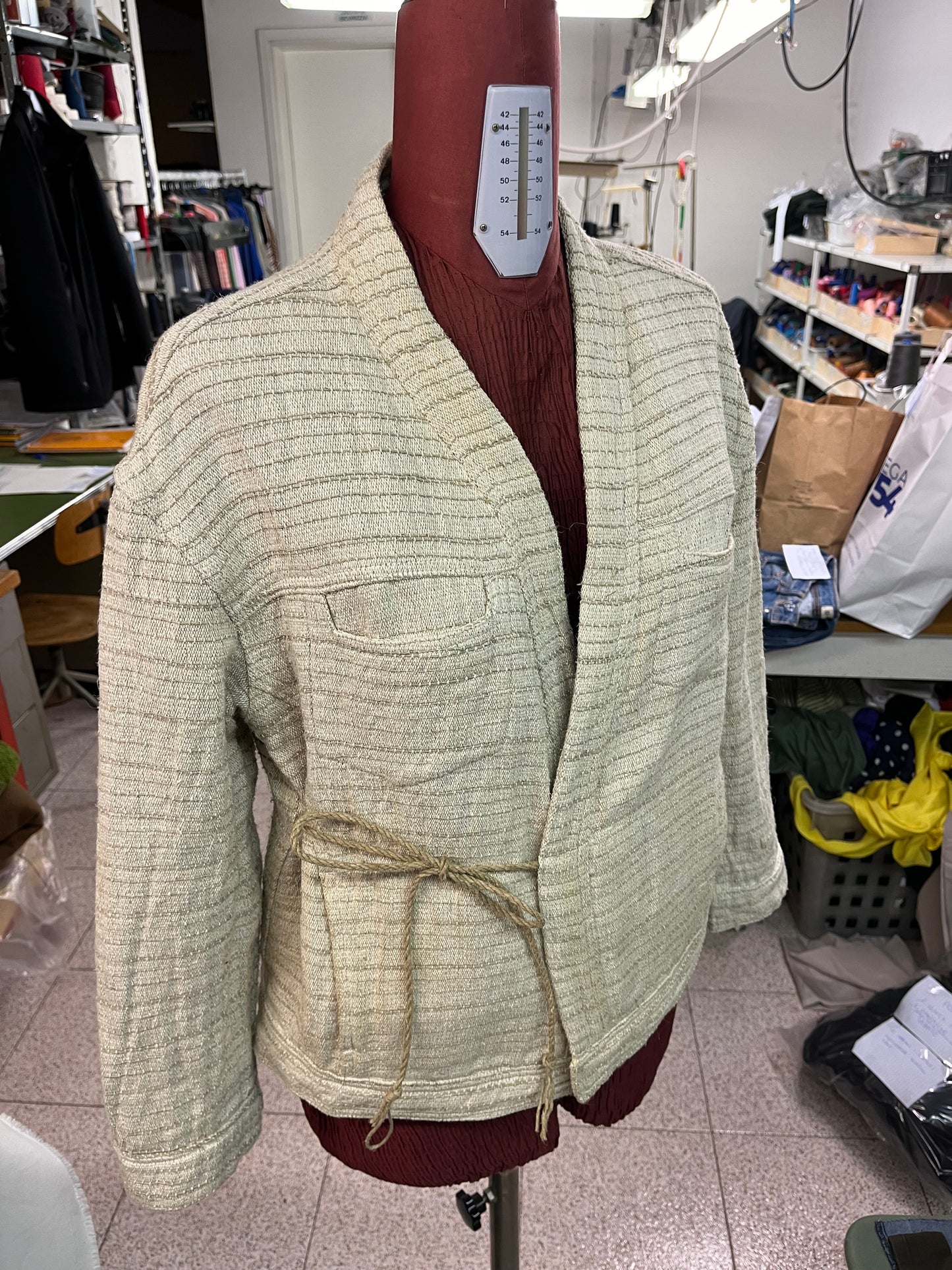 ARTISAN KIMONO IN KM0 HEMP FIBER